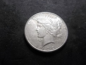 1922 S Peace Silver Dollar