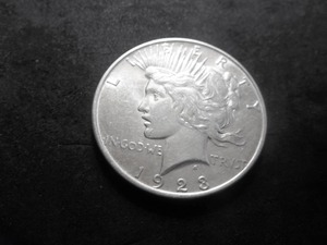 1923 D Peace Silver Dollar