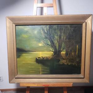 Night Sky Over the Bayou by GF. Hoksey