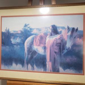 Native Women Framed Poster