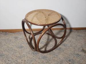 Rattan Cane Seated Stool