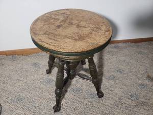 Ball and Claw Piano Stool
