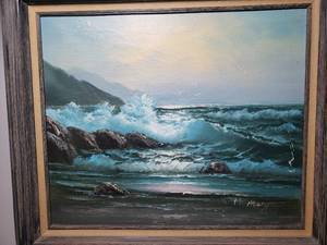 Crashing Surf Original Signed M. Avery