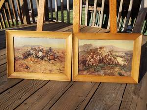 Wild West Theme Bundle of Four Prints