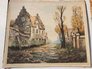 Colored Lithograph Signed and Numbered