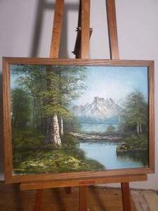 Spring Mountain Scape