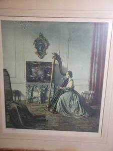 The Harpist signed Leonard Campbell