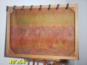 Vintage Belgium Romance Tapestry
