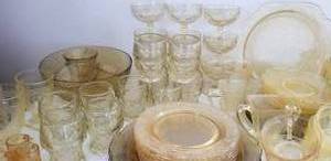 Huge Collection of Yellow Depression Glass