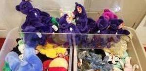 Collection of TY Beanie Babies plus Princess Diana Bears