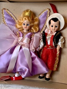 lot 68 image: Walt Disney Pinocchio & Blue Fairy Doll by Duchess Doll Corp in Original Box