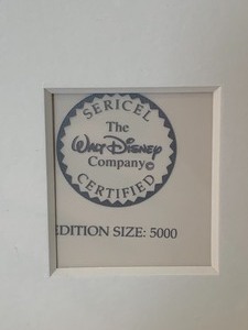 lot 84 image: Walt Disney Pinocchio Sericel - Heres Your Apple
