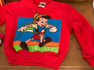 lot 158 image: Pinocchio Childrens Sweatshirt, Socks and Small Handbag