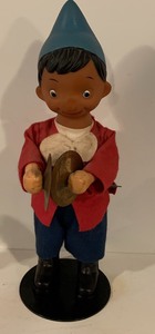 lot 148 image: Vintage Pinocchio Figurine with Symbols