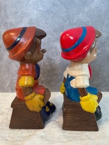 lot 102 image: Pair of Pinocchio Statues