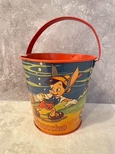 lot 165 image: Vintage Pinocchio Pail or Vintage Pinocchio Sand Bucket