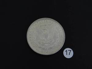 lot 17 image: 1880 AU Morgan Silver Dollar