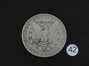 lot 42 image: 1899-0  Morgan Silver Dollar