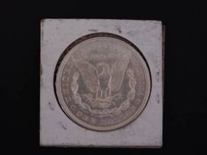 lot 49 image: 1921-D AU Morgan Silver Dollar