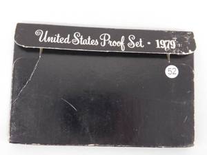 lot 52 image: US Mint Proof Sets  1979, 1980, 1981, and 1982  Four sets