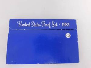 lot 53 image: US Mint Proof Sets  1983, 1984, 1985, 1986, and 1987  Five sets