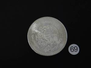 lot 69 image: 1985 Brilliant Uncirculated 1oz Silver Mexican Libertad
