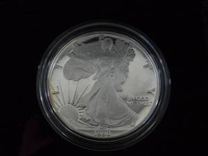 lot 79 image: 1990 Proof American Silver Eagle in Original Mint Packaging w COA