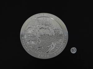 lot 83 image: 2018 BU Apostle Islands - America the Beautiful - 5 oz. 999 Silver Coin