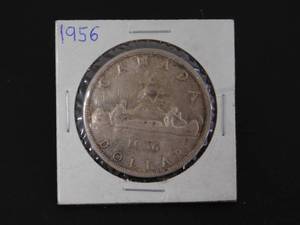 lot 89 image: 1956 Canadian Silver Dollar