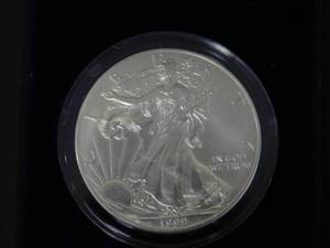lot 81 image: 1999 BU American Silver Eagle