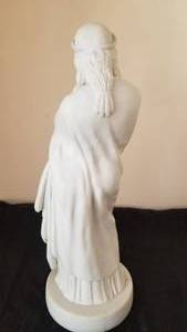 Antique Victorian Parian Bisque Statue  Juliette