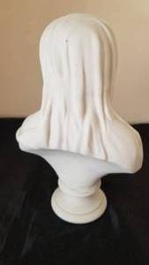 Antique Victorian Parian Bisque Bust Statue  Juliet 272, small