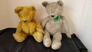 Collection of Three Vintage Teddy Bears 2 Mohair