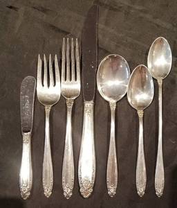 International Silver Prelude Sterling Silver Flatware Service for 12   2357.5g