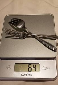 Prelude Sterling Silver Forks  64g