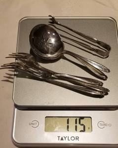 Prelude Sterling Silver Petite Serving   set of 6, 115g