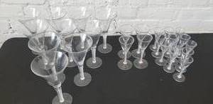 Crystal Air Twist Stemware Service by Tudor