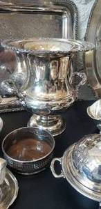 Huge Collection of Silverplate Serving Pieces