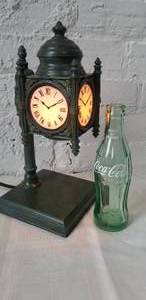 Quoizel The State Street Tiffany Clock Accent Lamp