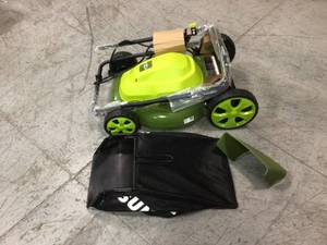 Sunjoe 20 in 12 Amp Lawnmower not used see pictures