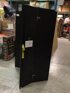 Husky 4-Piece Regular Duty Welded Steel Garage Storage System in Black (78 in. W x 75 in. H x 19 in. D) see pictures