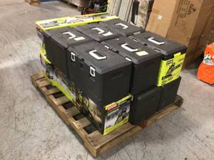 Pallet with assorted Ryobi Chainsaws Customers Returns various models and conditions see pictures