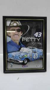 lot 1 image: Framed Richard  Petty Picture
