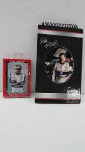 lot 31 image: Dale Earnhardt Playing Cards, Notepad