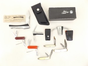 lot 20 image: Lot of Vintage Pocket Knives
