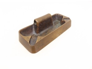 lot 42 image: Antique SOLID Bronze 6.75 Patent Applied For Ashtray