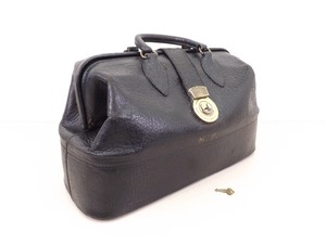 lot 45 image: Antique Schell Leather Doctors Bag with Key
