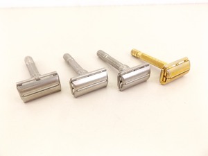lot 48 image: Lot of Vintage Gillette Dial Fatboy etc. Razors
