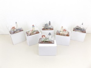 lot 78 image: Lot of NEW Hand Painted Lighthouse Models