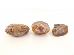 lot 83 image: 2.78 OZ, 2.42 Oz, and 1.71 Oz Lake Superior Agates
